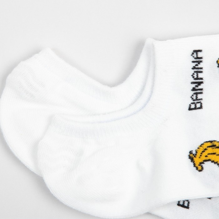 Носки женские MINAKU &laquo;Бананы&raquo;, размер 36-39 (23-25 см)