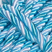 Шнур витой декоративный 12 мм без тесьмы №13.1, 25 м