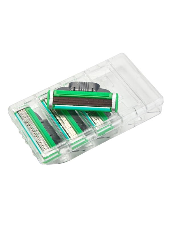 Сменные кассеты Gillette Mach3 зеленые, 8 шт