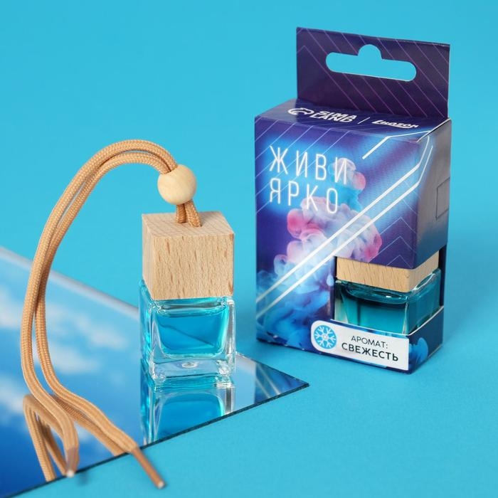 Ароматизатор подвесной в бутылочке, размер XXL &laquo;Свежесть&raquo;