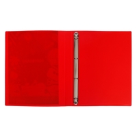 Папка-портфолио А4, Calligrata "Переменка", пластиковая, на 4 кольцах, для школьника, без вкладышей