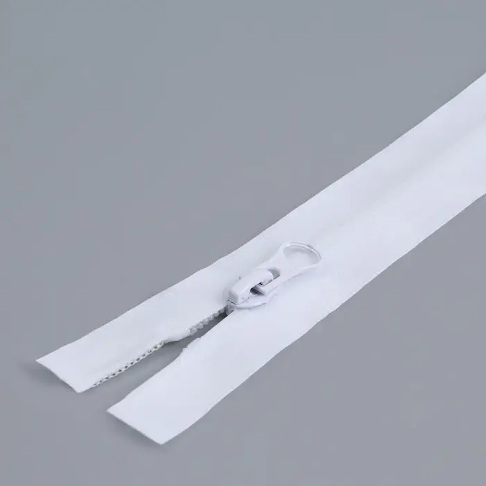 Молния &laquo;Спираль&raquo;, №7, разъёмная, водонепроницаемая, замок автомат, 40 см, белая