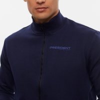 Толстовка на молнии President, размер XXL, цвет синий