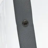 Шопер Clear Fest, ver.2, прозрачный с серыми ручками