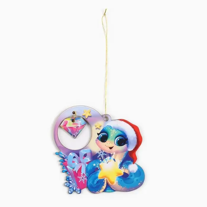 Елочная игрушка &laquo;Нежность&raquo; 6 шт., 8.8&times;8.7 см