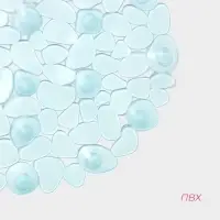 Коврик противоскользящий в ванну на присосках Доляна &laquo;Крупная галька&raquo;, 35&times;65 см, цвет МИКС