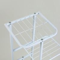 Подставка для цветов Greengo, 6 полок, 44 &times; 22 &times; 105 см, напольная, металл, белая