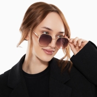 Очки солнцезащитные uv 400, дужка 12.8 см, ширина 12.8 см, линза 4.6&times;5.4 см