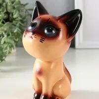 Копилка "Котёнок сиамский", 19,5х12х12,5 см