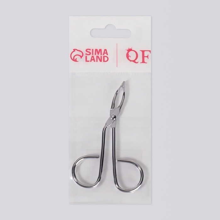 Пинцет в форме ножниц, изогнутый, 8 см, цвет серебристый Пинцет в форме ножниц, изогнутый, 8 см, цвет серебристый