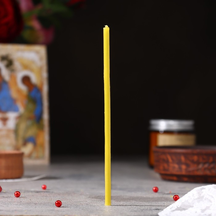 Свечи церковные медовые №120, упаковка 2кг, парафин + медовое масло Свечи церковные медовые №120, упаковка 2кг, парафин + медовое масло