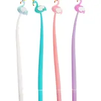 Ручка гелевая-прикол &laquo;Фламинго&raquo;, МИКС