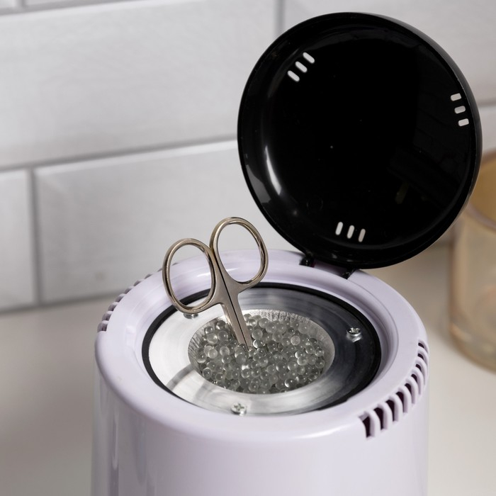 Стерилизатор Luazon LGS-05, для маникюрных инструментов, 100 Вт, до 250 &deg;C, белый