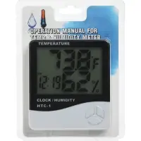 Термометр LTR-14, электронный, датчик температуры, датчик влажности, белый