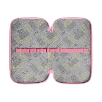 Пенал 3 секции, 125 х 205 х 55 мм, Calligrata 30П26/3 "Аниме подружки", ламинированный картон