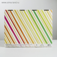 Коробка‒пенал, упаковка подарочная, &laquo;С Днём рождения&raquo;, 30 х 23 х 12 см