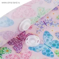 Папка-конверт на кнопке, А6, 180 мкм, МИКС