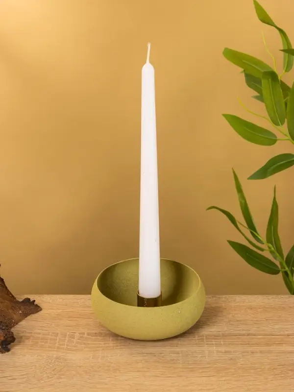 Подсвечник на 1 свечу на магнитах "Олива" 11х11х4 см