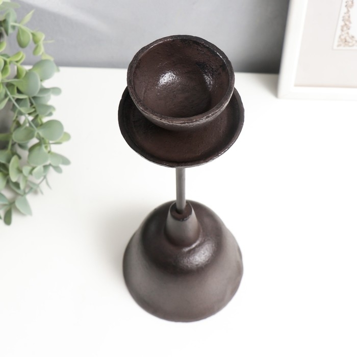 Подсвечник чугун на 1 свечу "Герцог" 32х11х11 см