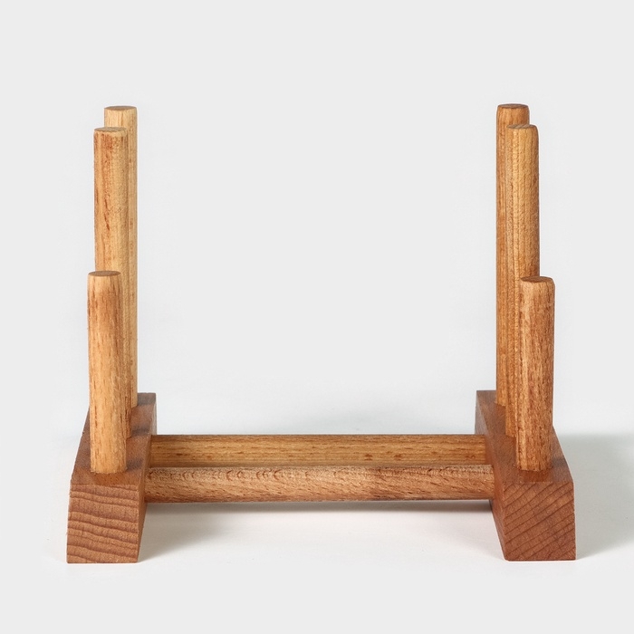 Подставка - сушилка деревянная для разделочных досок и посуды Adelica, 13×17×13 см, пропитано минеральным маслом, бук Подставка - сушилка деревянная для разделочных досок и посуды Adelica, 13×17×13 см, пропитано минеральным маслом, бук