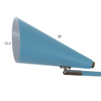 Бра "Центрик" Е27 синий 61х12х10 см Бра "Центрик" Е27 синий 61х12х10 см