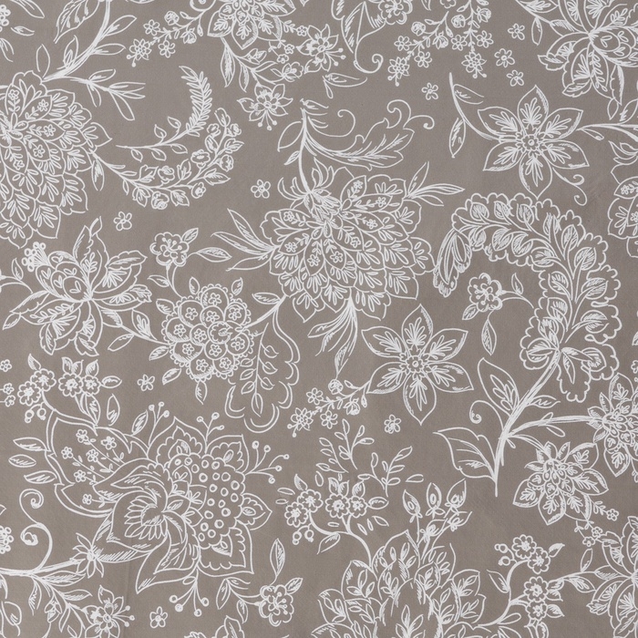 Скатерть на стол «Цветение» Доляна 137×180 см, серая Скатерть на стол «Цветение» Доляна 137×180 см, серая