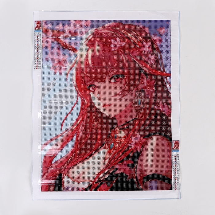 Алмазная мозаика с полным заполнением на холсте &laquo;Красотка&raquo;, 30 х 40 см