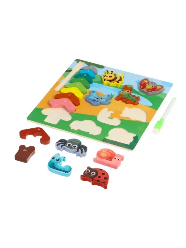 Развивающий сортер "Весёлые насекомые"