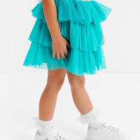 Юбка детская KAFTAN, размер 28 (86-92 см), бирюзовый