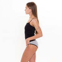 Майка женская, цвет чёрный, р-р 50