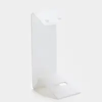 Подставка под серьги, кольцо, 4&times;4&times;9 см, толщина 1.5 мм, цвет белый, В ЗАЩИТНОЙ ПЛЁНКЕ