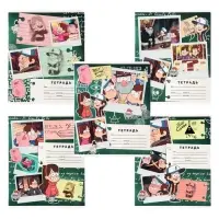 Тетрадь в линейку 18 листов, 5 видов МИКС, обложка мелованный картон, &laquo;Гравити Фолз&raquo;