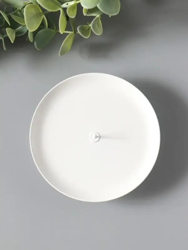 Подсвечник "Чашка на подставке" 10 см, белый