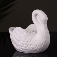 Кашпо "Лебедь" 9х10х6 см, натуральный