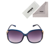 Очки солнцезащитные OneSun, дужка 14 см, ширина 14 см, линза 5.5 х 6 см, линзы градиент