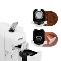 Кофеварка рожковая капсульная 2 в 1 КТ-7253 - 1350 Вт