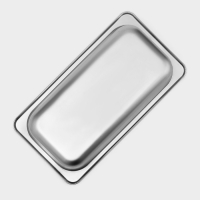 Гастроемкость GN 1/3 Hanna Kn&ouml;vell, 100 мм, 32,5&times;17,6&times;10 см, толщина 0,8 мм, нержавеющая сталь