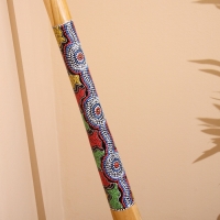 Сувенирный музыкальный инструмент "Диджериду" 130х9х9 см