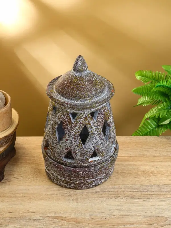 Подсвечник терракота &laquo;Фонарь&raquo;, 17&times;17&times;29 см