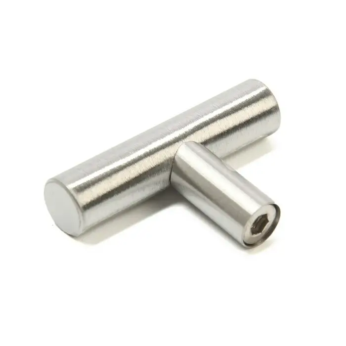 Ручка-кнопка CAPPIO PK332 LIGHT, d=12 мм, цвет сатиновый никель