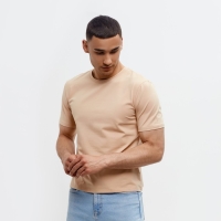 Футболка мужская MINAKU: Basic line MAN цвет бежевый, размер 56 Футболка мужская MINAKU: Basic line MAN цвет бежевый, размер 56