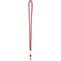 Шнурок для бейджа Tube Metal, красный