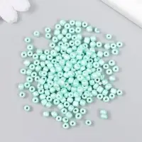 Бисер стекло 6/0 "Лазурная вода" перламутр 20 гр