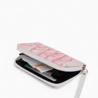 Кошелек жен 07-01-01 Июнь2528 сердце, 12*1,5*9 см, 2 отд+отд/молн, д/карт, розовый