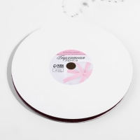 Лента бархатная, с серебряным люрексом, 6 мм, 18 ± 1 м, цвет бордовый №46 Лента бархатная, с серебряным люрексом, 6 мм, 18 ± 1 м, цвет бордовый №46