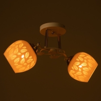 Люстра "Фания" 2хЕ27 40Вт бело-золотой 46х25х26 см BayerLux Люстра "Фания" 2хЕ27 40Вт бело-золотой 46х25х26 см BayerLux