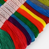 Набор ниток мулине №5, 8 &plusmn; 1 м, 12 шт