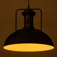 Светильник William 1х40Вт Е27 пр-1м черный/серебро 40х40х35см