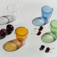 Стакан с двойными стенками Glass Bubble, желтый