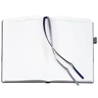 Ежедневник Horizon, недатированный, серый с синим